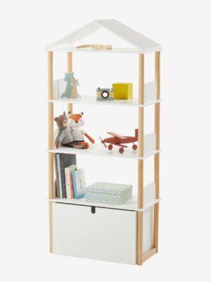 Vertbaudet Kinderzimmer Bücherregal in Hausform „Woody“