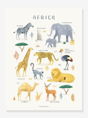 Lilipinso Kinderzimmer Poster „Living Earth“ Afrika LILIPINSO