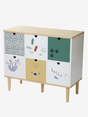 Vertbaudet Kinderzimmer Sideboard mit 6 Fächern „Dschungel“