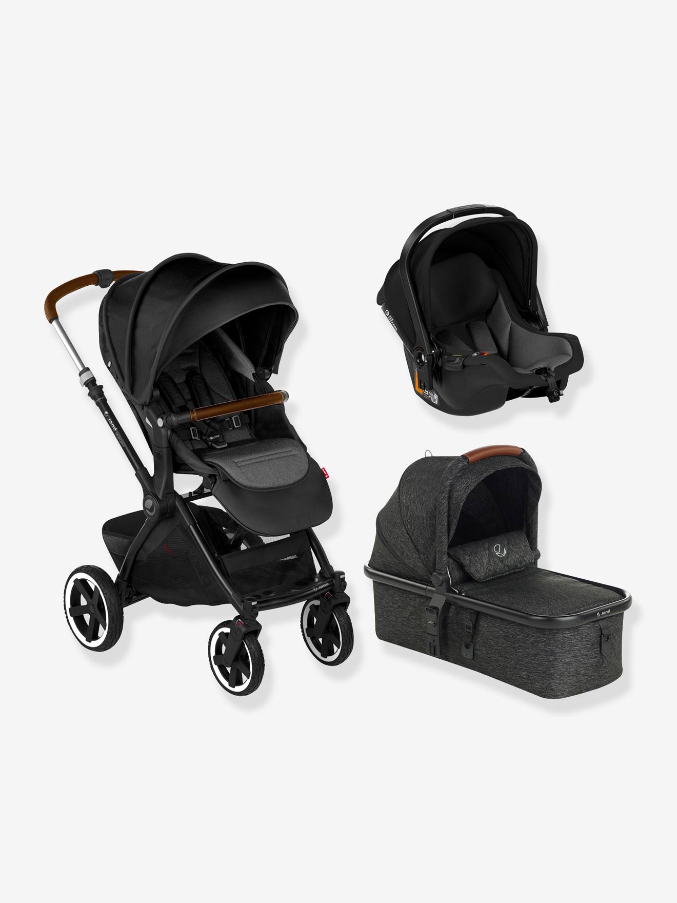 Jane Kombi-Kinderwagen „Crosslight“ & Babywanne „Micro“ & Babyschale