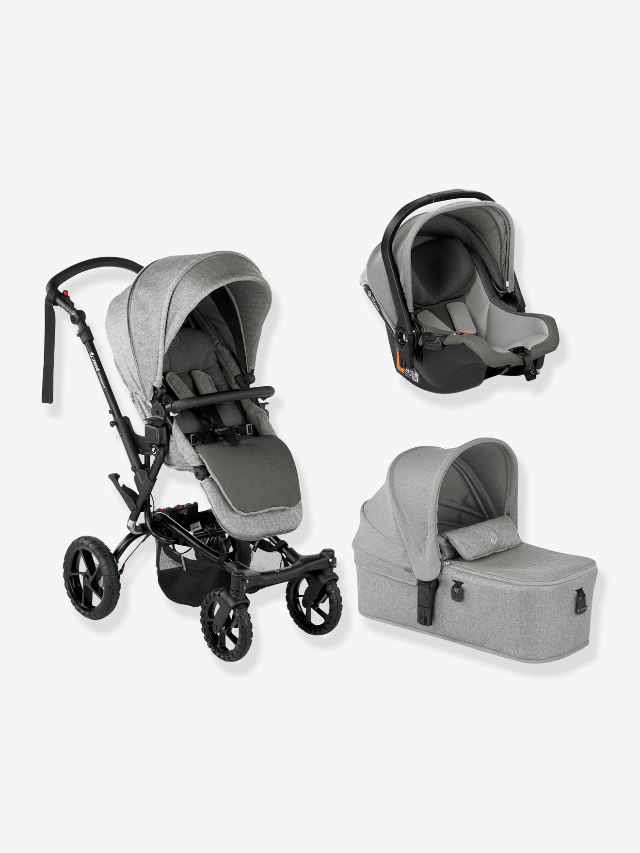 Jane Kombi-Kinderwagen „Crosswalk R“ & Babywanne „Micro“ & Babyschale