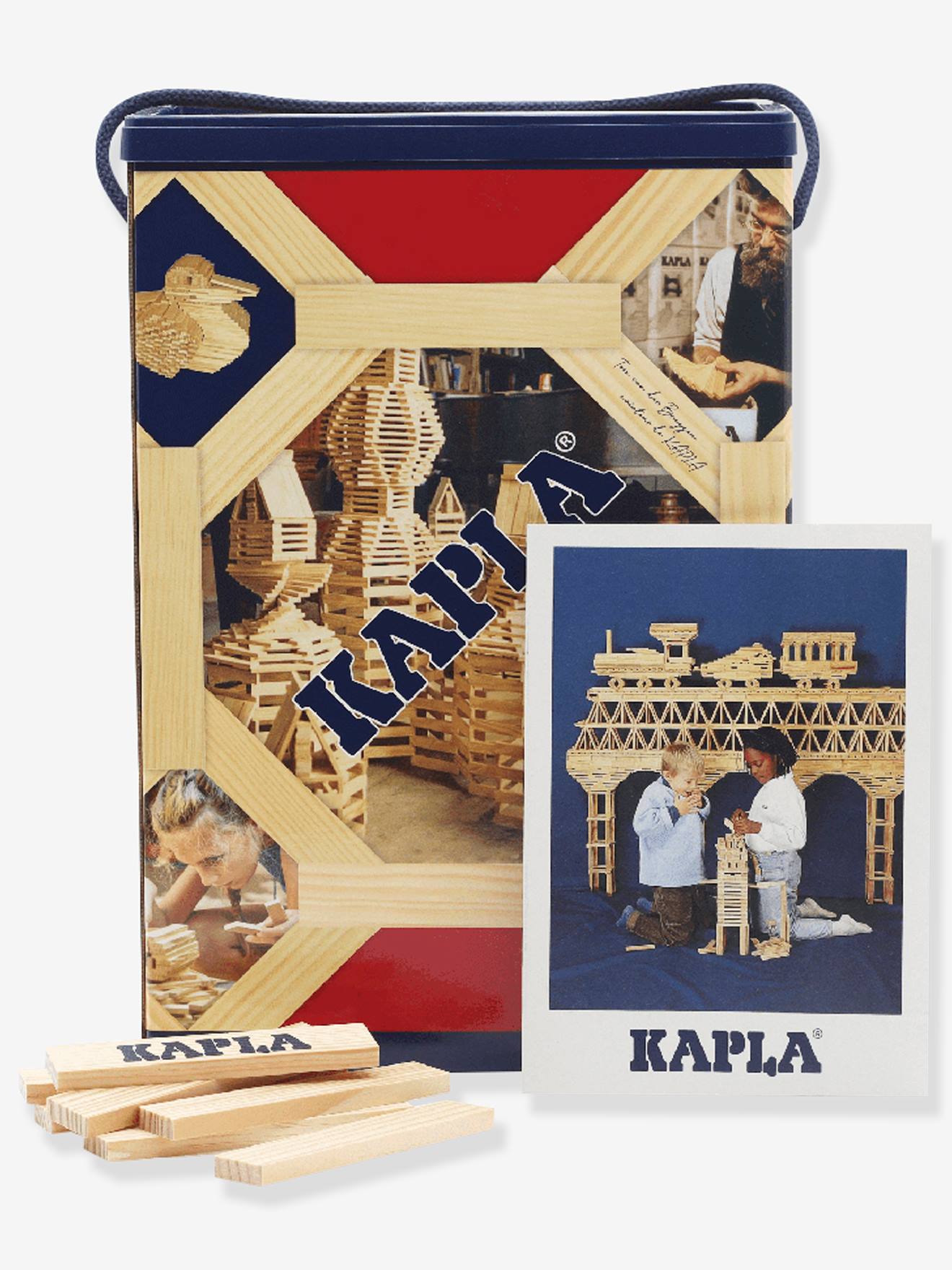 Kapla Konstruktions-Box mit 200 Holzplättchen KAPLA