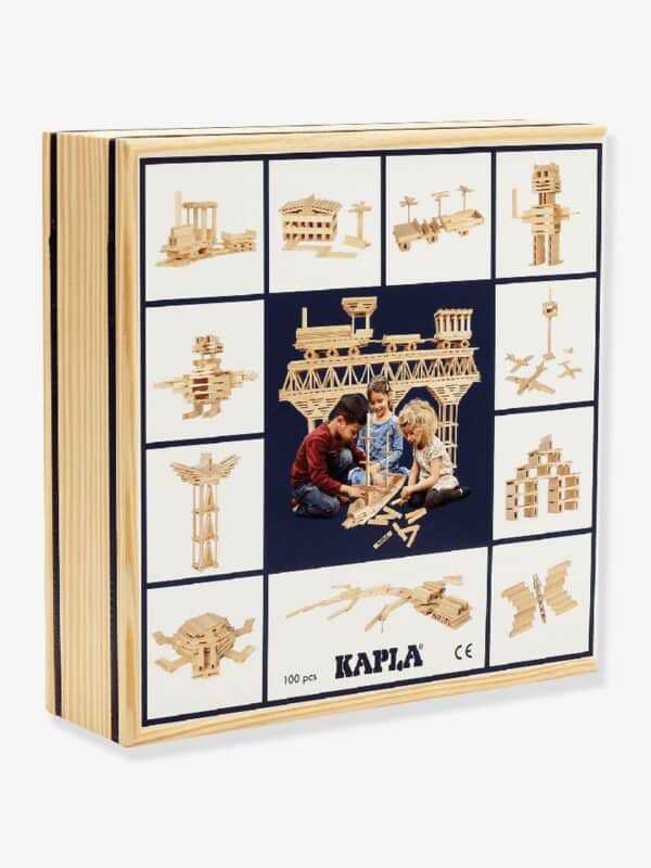 Kapla Konstruktions-Set mit 100 Holzplättchen KAPLA
