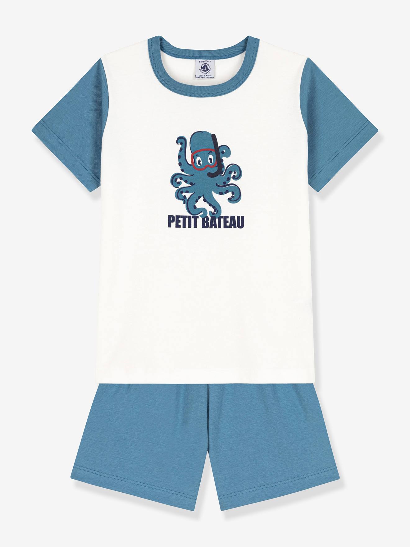 Petit Bateau Kurzer Jungen Schlafanzug PETIT BATEAU