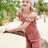 Vertbaudet Kurzer Mädchen Jumpsuit mit Volants