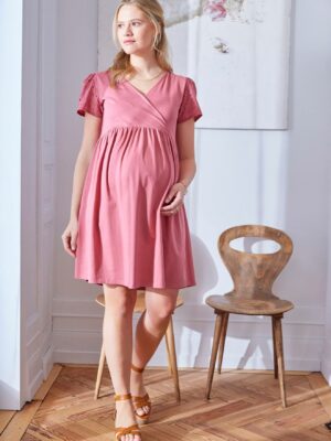 Vertbaudet Kurzes Kleid für Schwangerschaft und Stillzeit