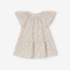 Vertbaudet Mädchen Baby Kleid mit Schmetterlingsärmeln