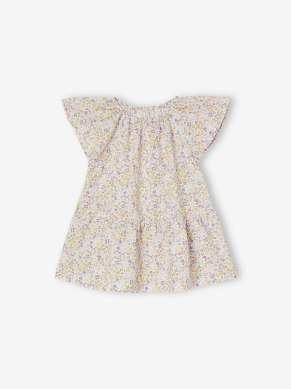 Vertbaudet Mädchen Baby Kleid mit Schmetterlingsärmeln