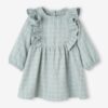 Vertbaudet Mädchen Baby Kleid mit Volants
