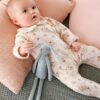 Vertbaudet Mädchen Baby Samt-Strampler