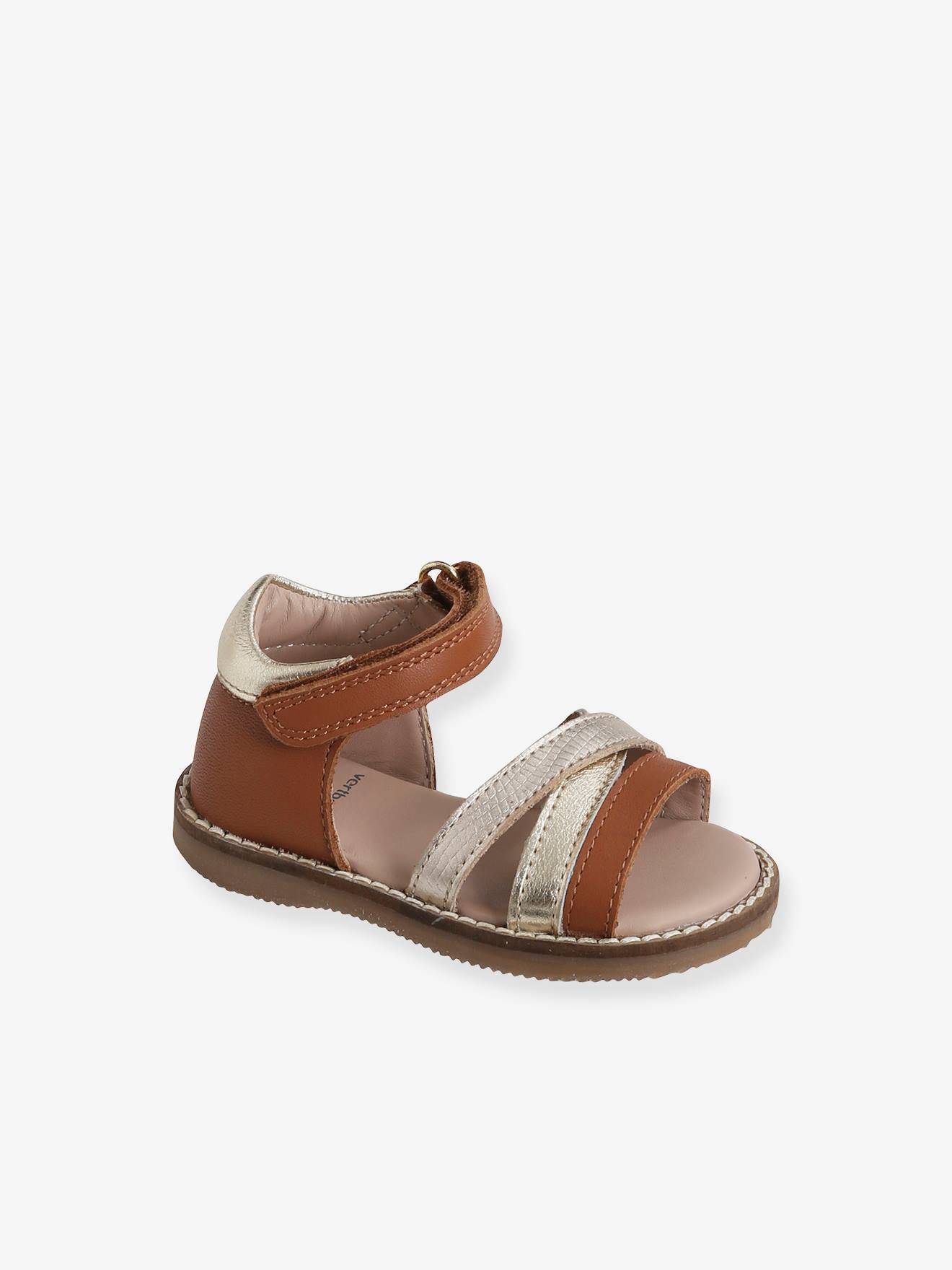 Vertbaudet Mädchen Baby Sandalen mit Klett