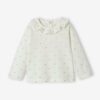Vertbaudet Mädchen Baby Shirt mit Volantkragen