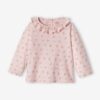 Vertbaudet Mädchen Baby Shirt mit Volantkragen hell
