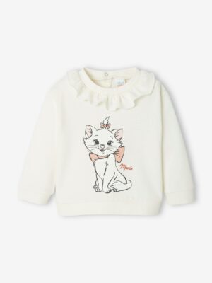 Disney Animals Mädchen Baby Sweatshirt mit Kragen Disney ARISTOCATS MARIE