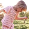 Vertbaudet Mädchen Bluse mit kurzen Ärmeln Oeko-Tex