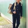 Vertbaudet Mädchen Cord-Jumpsuit