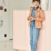 Vertbaudet Mädchen Denim-Jumpsuit