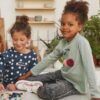 Vertbaudet Mädchen Jeans mit Stoffgürtel