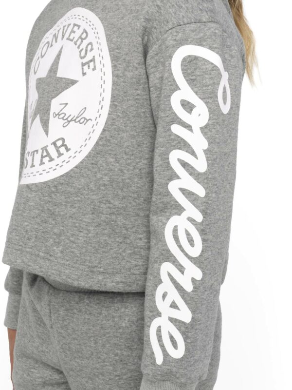 Converse Mädchen Kapuzensweatshirt „Chuck Patch Cropped Hoodie“ CONVERSE