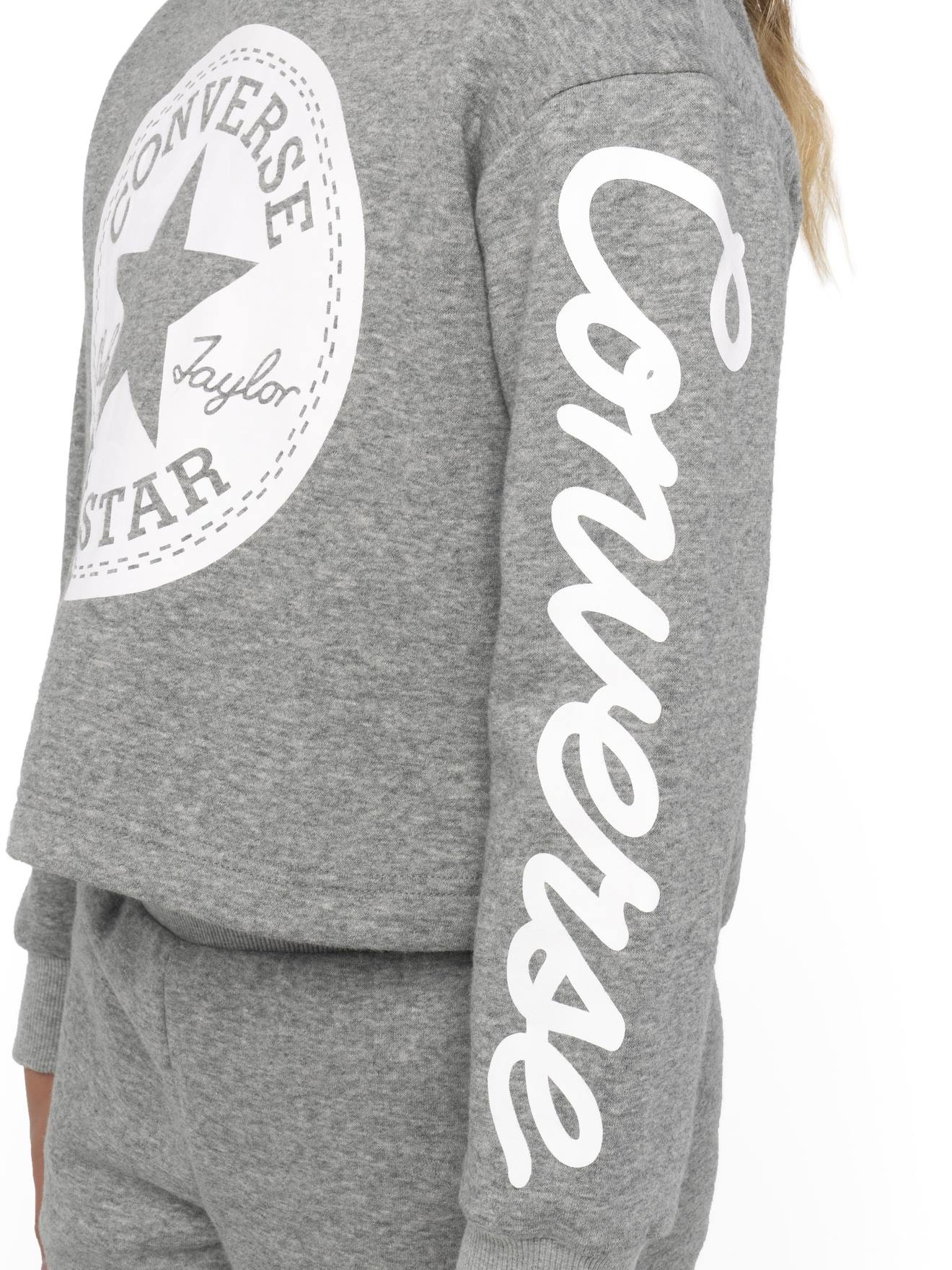 Converse Mädchen Kapuzensweatshirt „Chuck Patch Cropped Hoodie“ CONVERSE