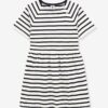 Petit Bateau Mädchen Kleid mit kurzen Ärmeln PETIT BATEAU