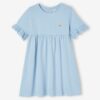Vertbaudet Mädchen Kleid mit Lochstickereien