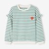 Vertbaudet Mädchen Ringel-Sweatshirt