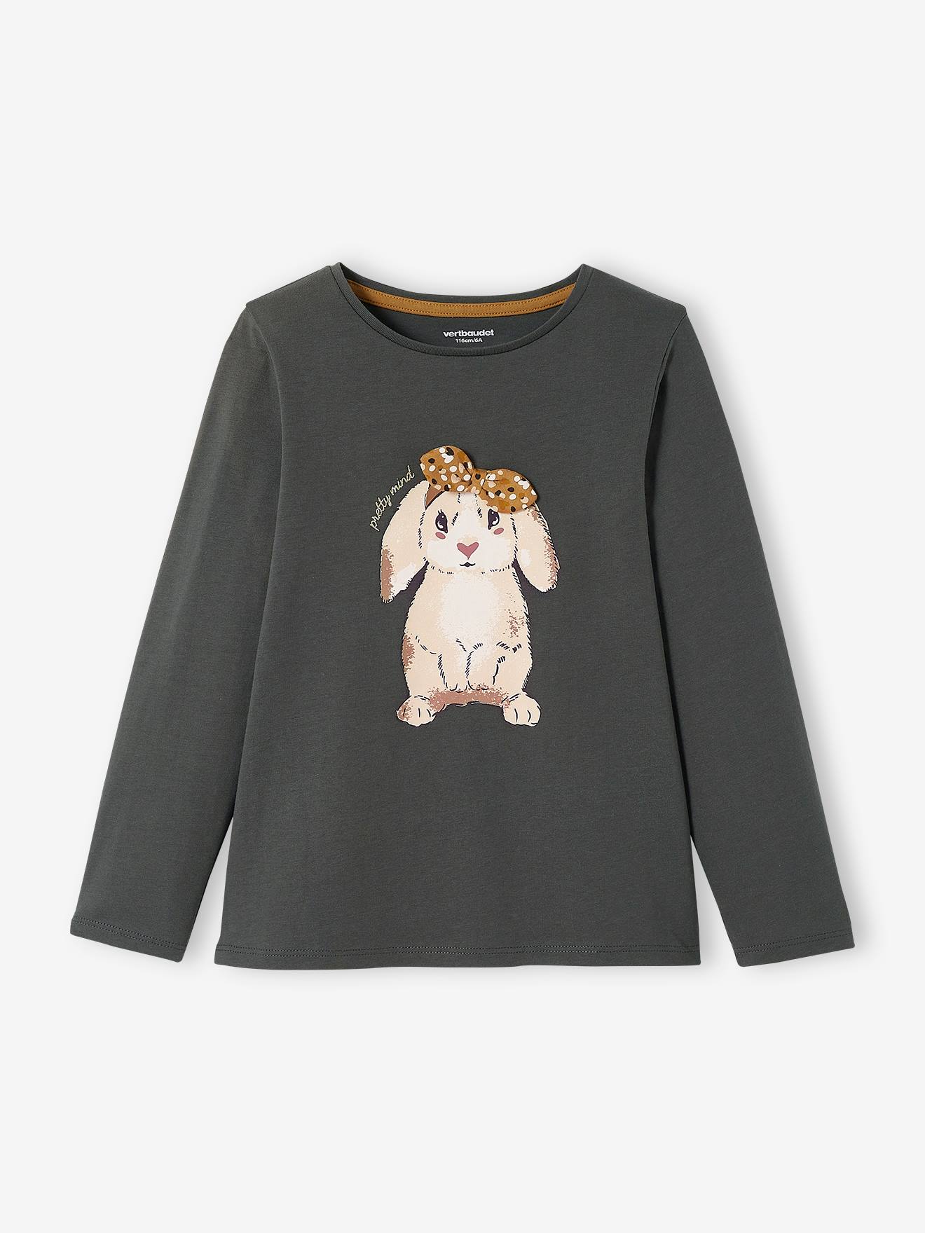 Vertbaudet Mädchen Shirt mit Hase