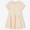 Vertbaudet Mädchen Shirtkleid BASIC Oeko-Tex hell