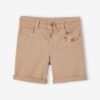 Vertbaudet Mädchen Shorts mit Blumenstickerei