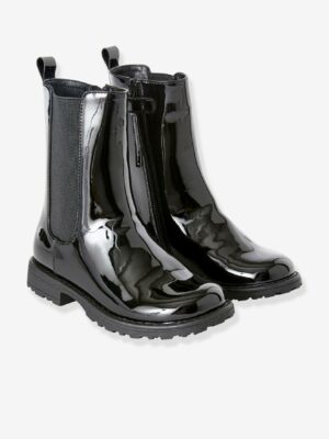 Vertbaudet Mädchen Stiefel in Lack-Optik