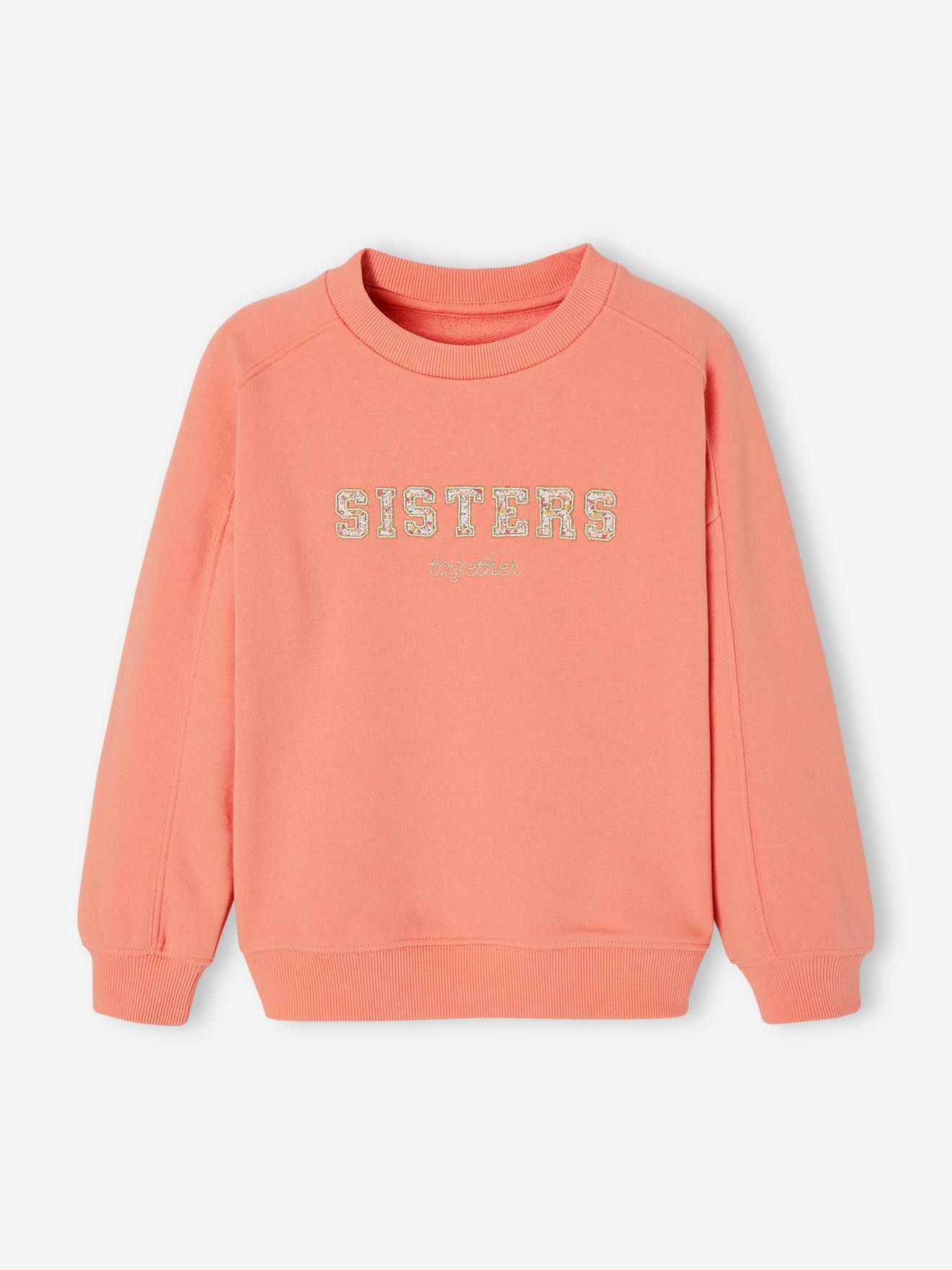 Vertbaudet Mädchen Sweatshirt mit Schriftzug