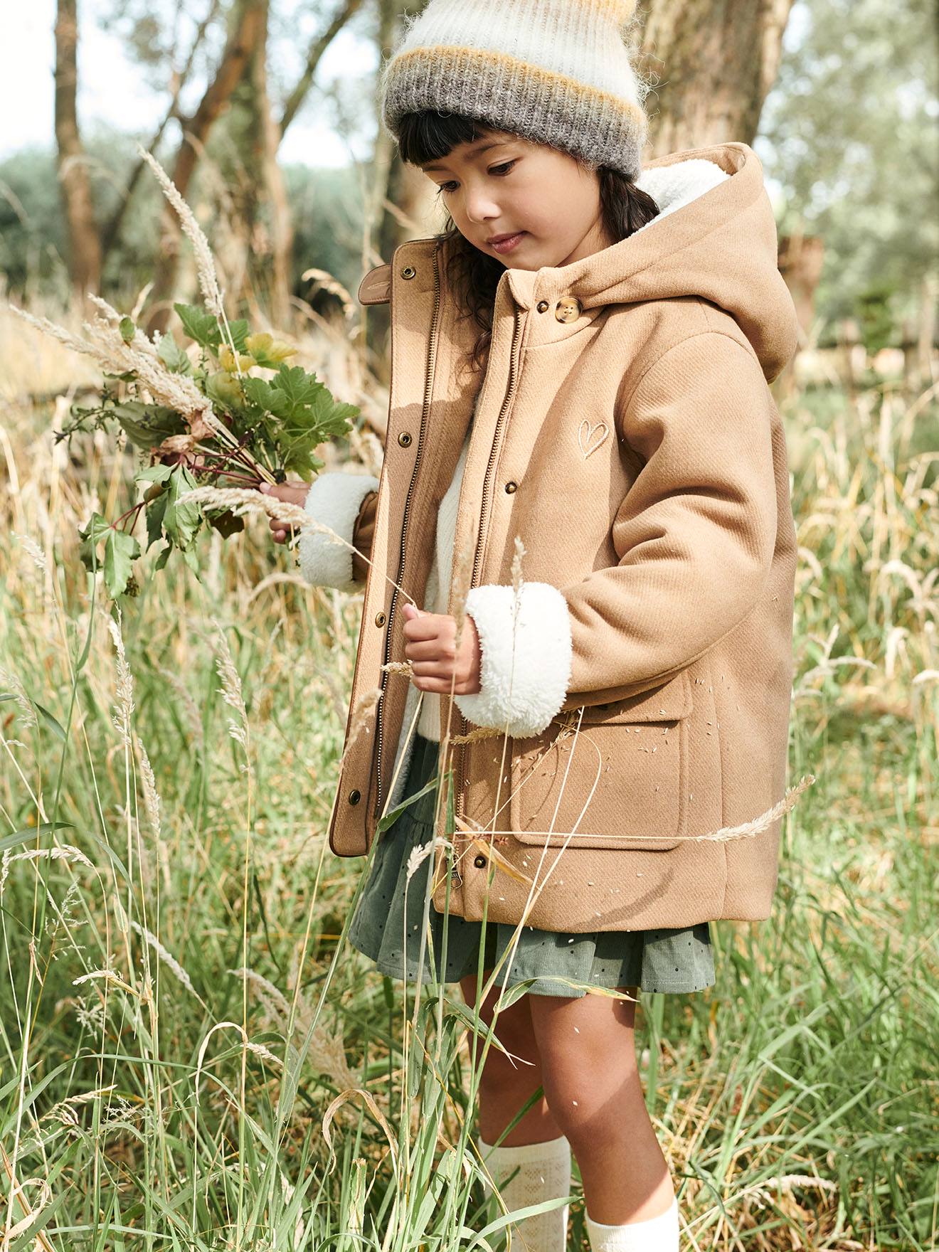 Vertbaudet Mädchen Wintermantel mit Recycling-Polyester