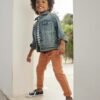 Vertbaudet Oversized-Jeansjacke „waterless“ Oeko-Tex
