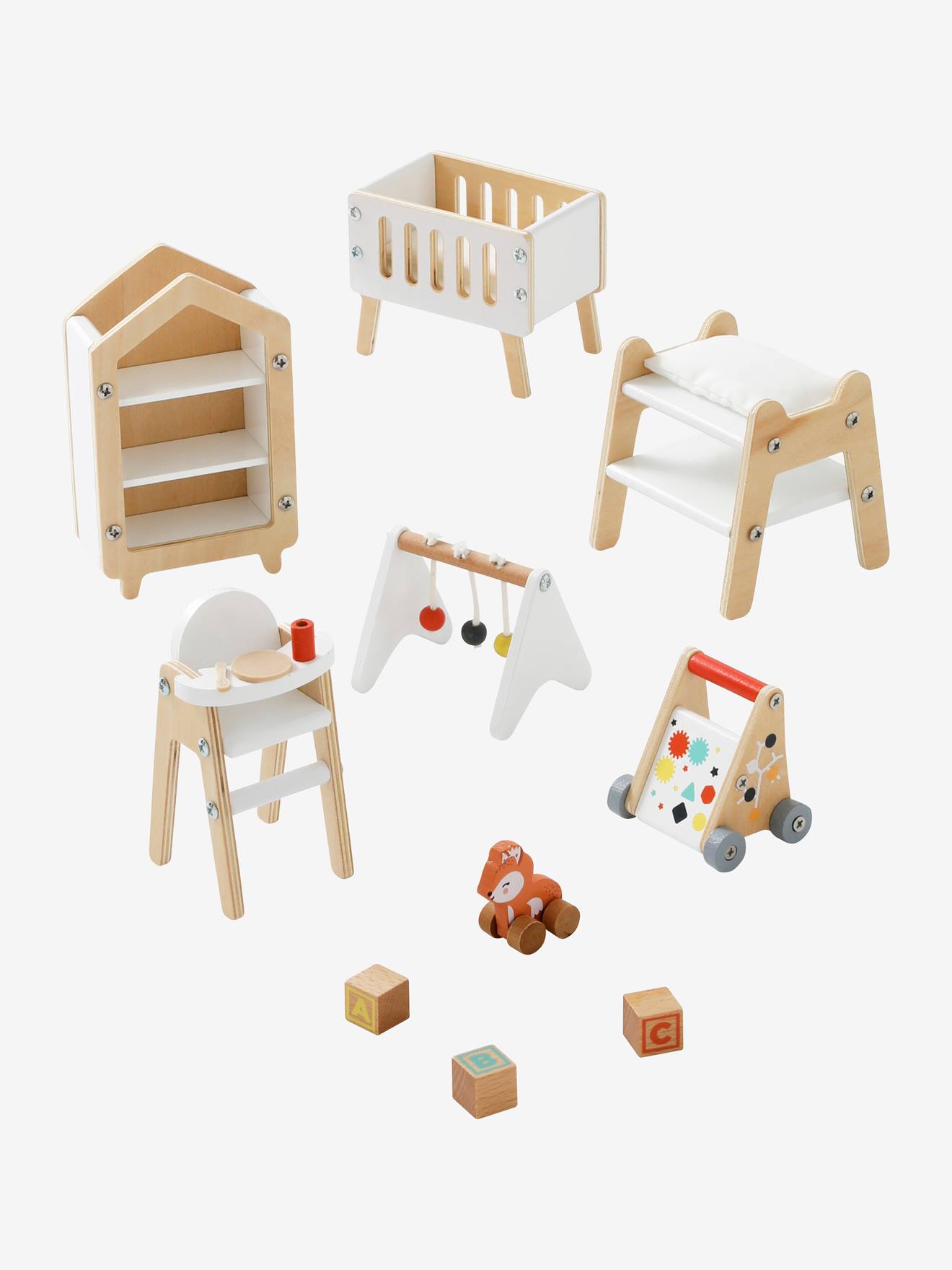 Vertbaudet Puppenhaus Kinderzimmer „Amis des petits“ FSC