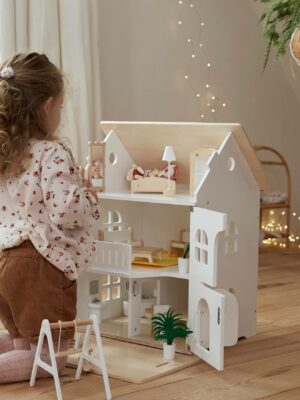 Vertbaudet Puppenhaus mit Zubehör aus Holz FSC