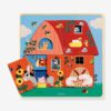 Djeco Schichtpuzzle „Chez Moo“ DJECO