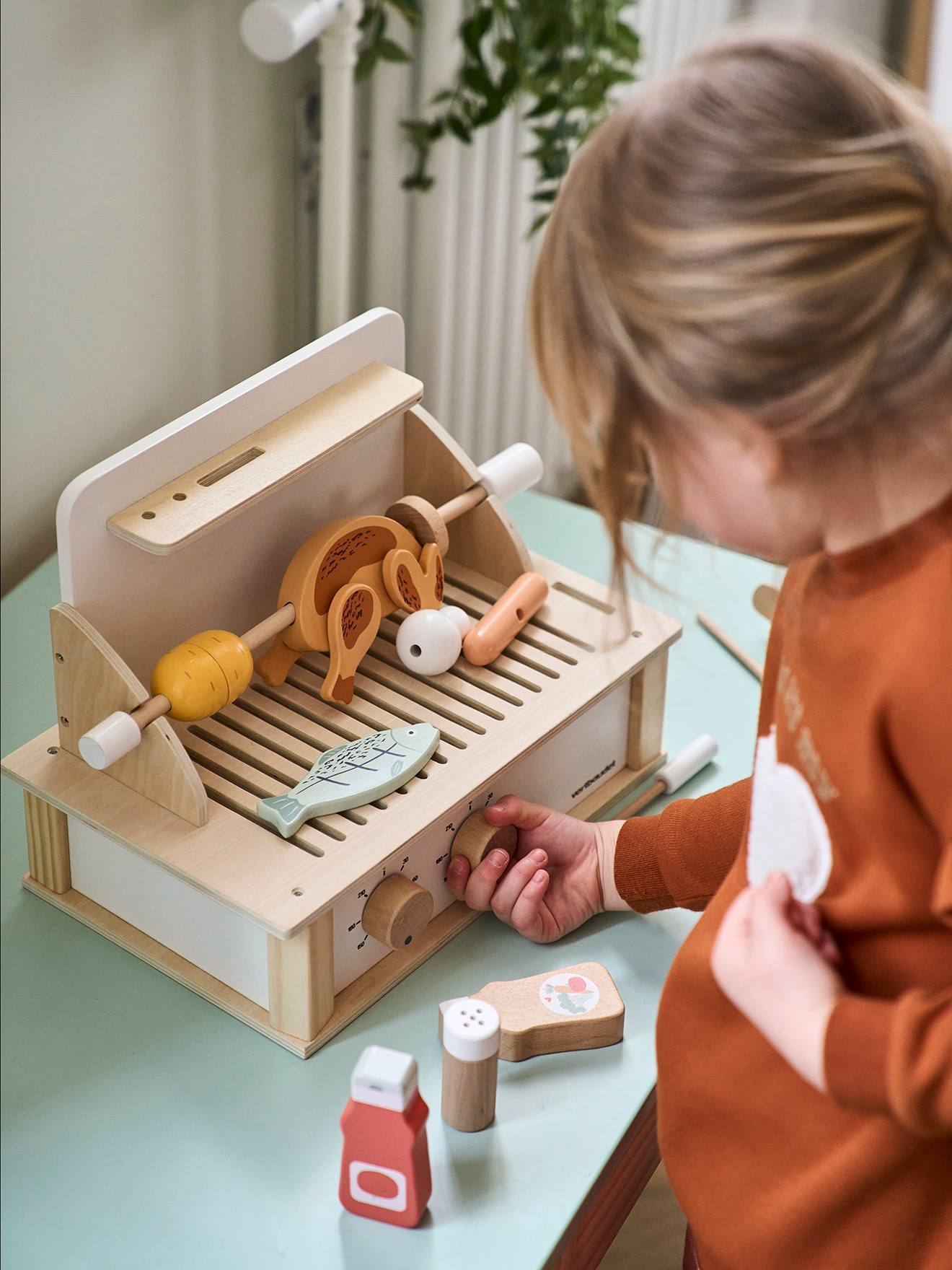 Vertbaudet Spielzeug-Grill aus Holz FSC