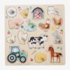 Vertbaudet Steckpuzzle „Lovely Farm“