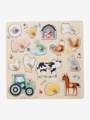 Vertbaudet Steckpuzzle „Lovely Farm“