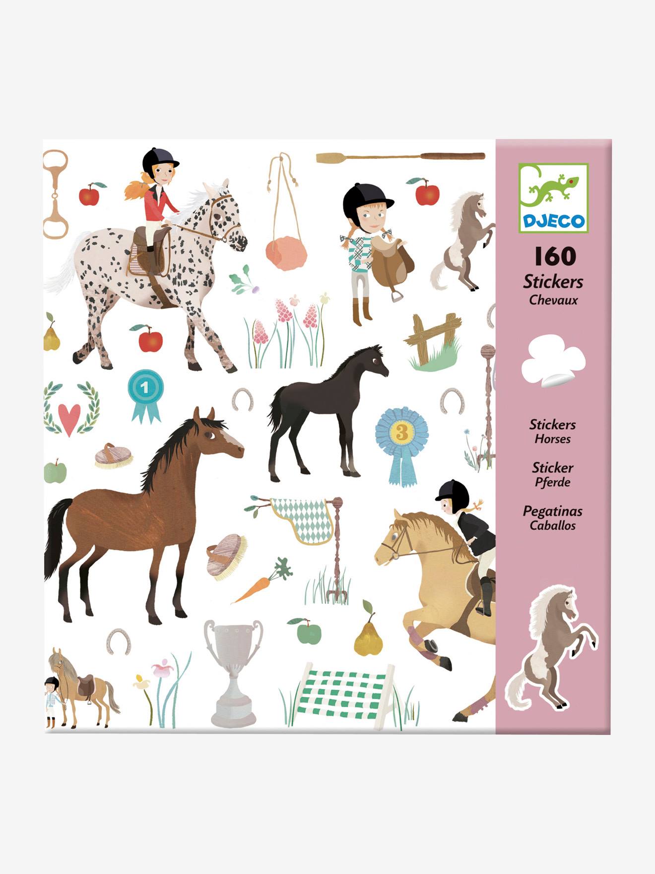 Djeco Sticker-Set „Pferde“