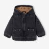 Vertbaudet Warme Baby Jeansjacke mit Recycling-Polyester