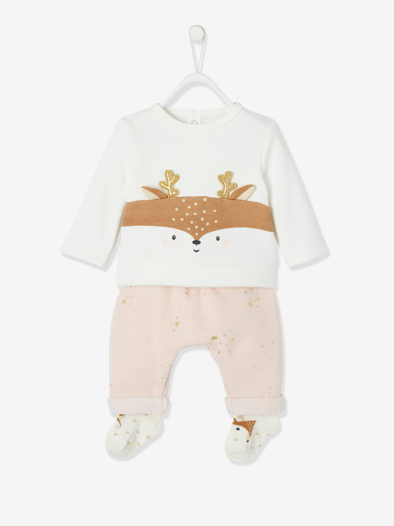 Vertbaudet Weihnachtliches Baby-Set