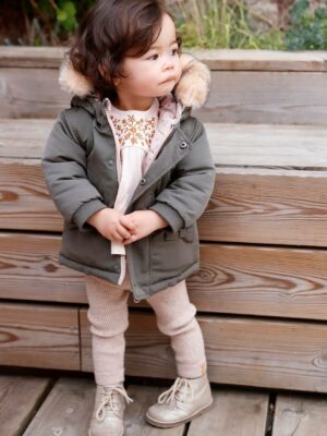 Vertbaudet Wendbare Baby Jacke mit Kapuze