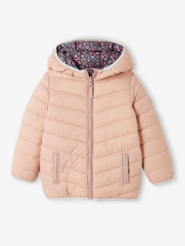 Vertbaudet Wendbare Mädchen Light-Steppjacke