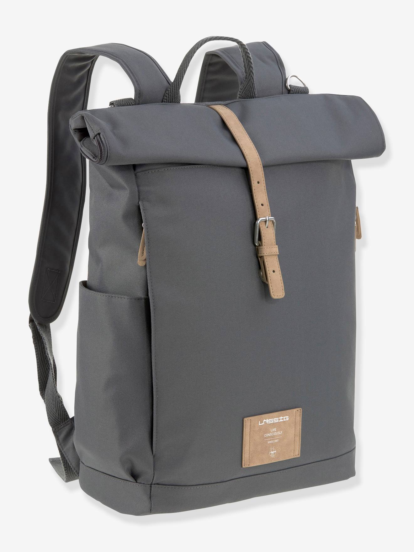 Lassig Wickelrucksack mit Rolltop