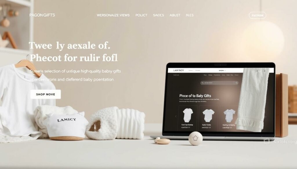 Online-Shop für Babygeschenke
