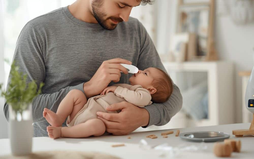 Nasensauger für Babys richtig anwenden: So geht's